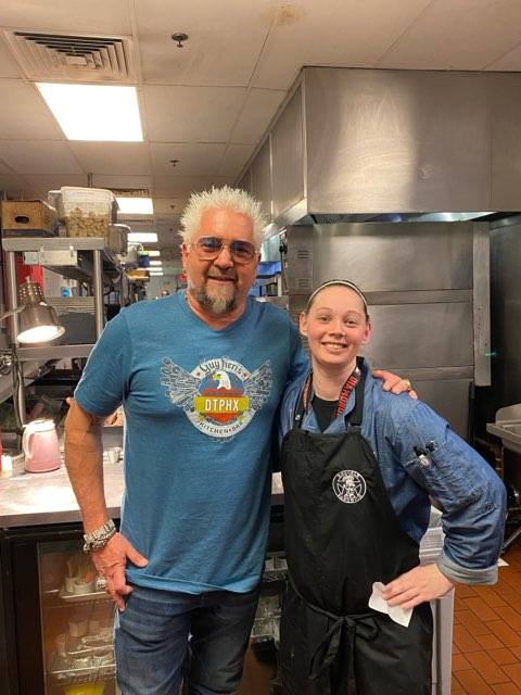 Chef Anthony Primera with Food Network star Guy Fieri, Scottsdale Arizona